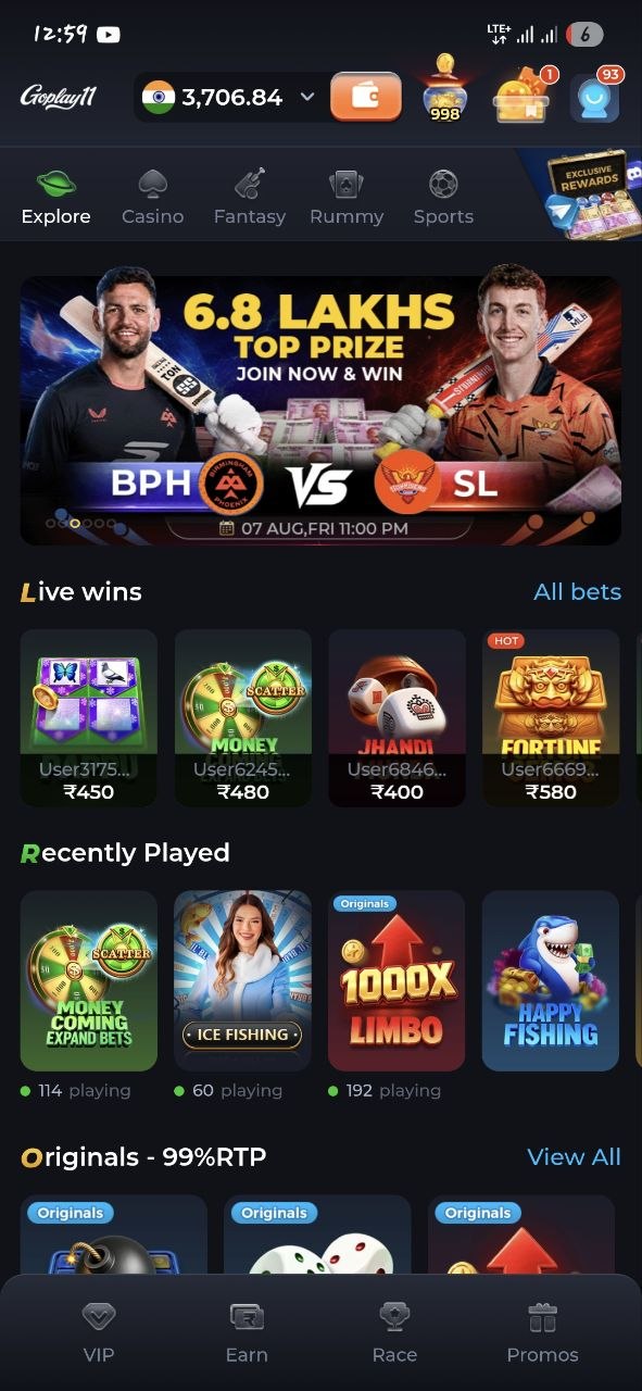 GoPlay11 APK Login and Registration Page 2026, GoPlay11 Account Setup, Fantasy Cricket App Sign In, Android Gaming Platform
